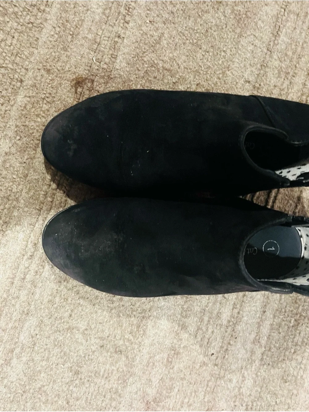 Cat & Jack kids Suede Ankle Boots in Brown and Black